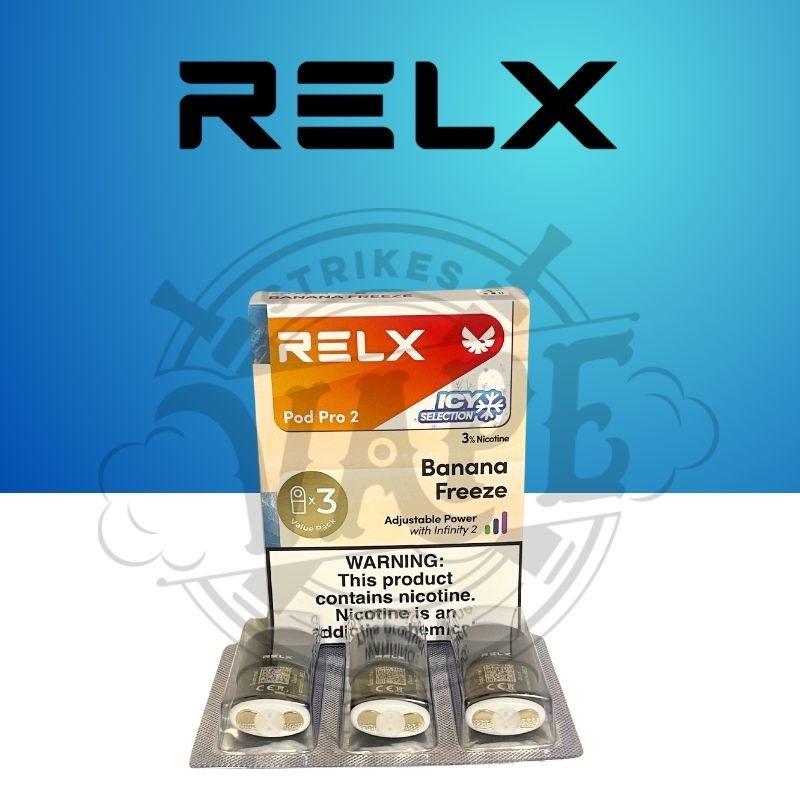 Relx Pro Pods 2 3 Pack Banana Freeze