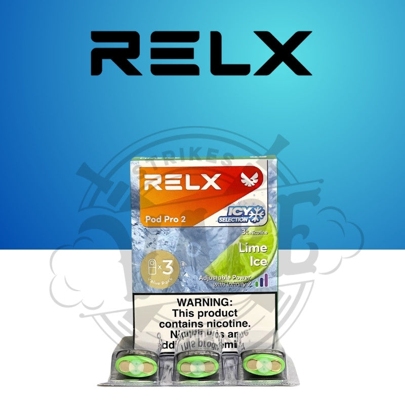 Relx Pro Pods 2 3 Pack Lime Ice