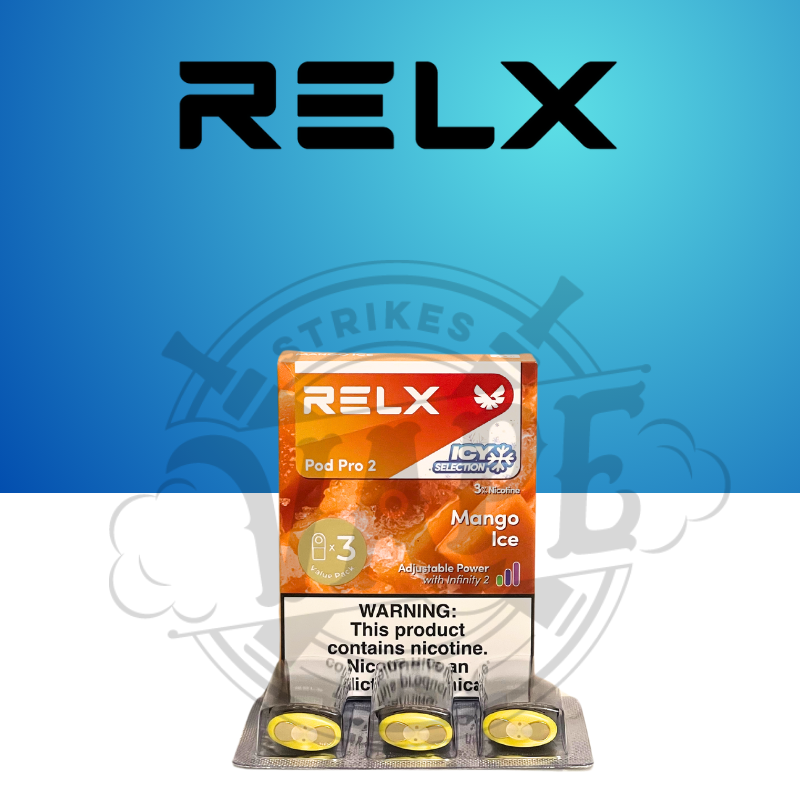 Relx Pro Pods 2 3 Pack Mango Ice