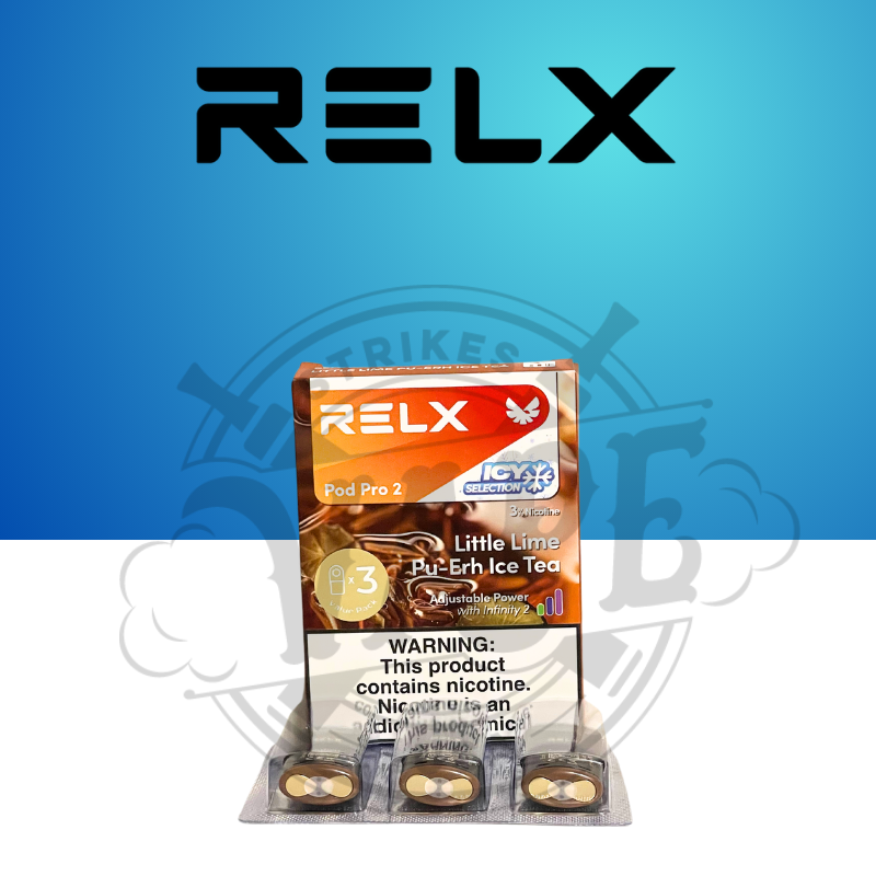 Relx Pro Pods 2 3 Pack Lime Pu Erh Tea