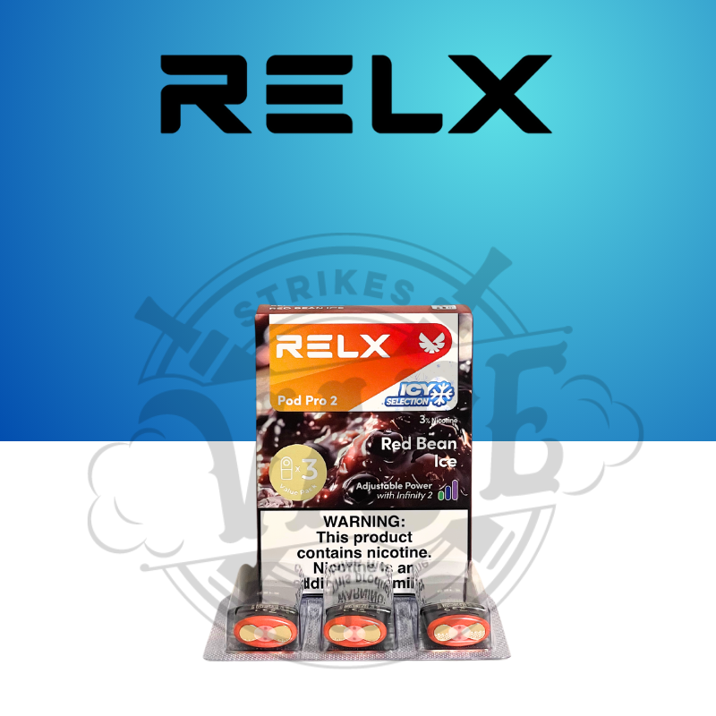 Relx Pro Pods 2 3 Pack Red Bean