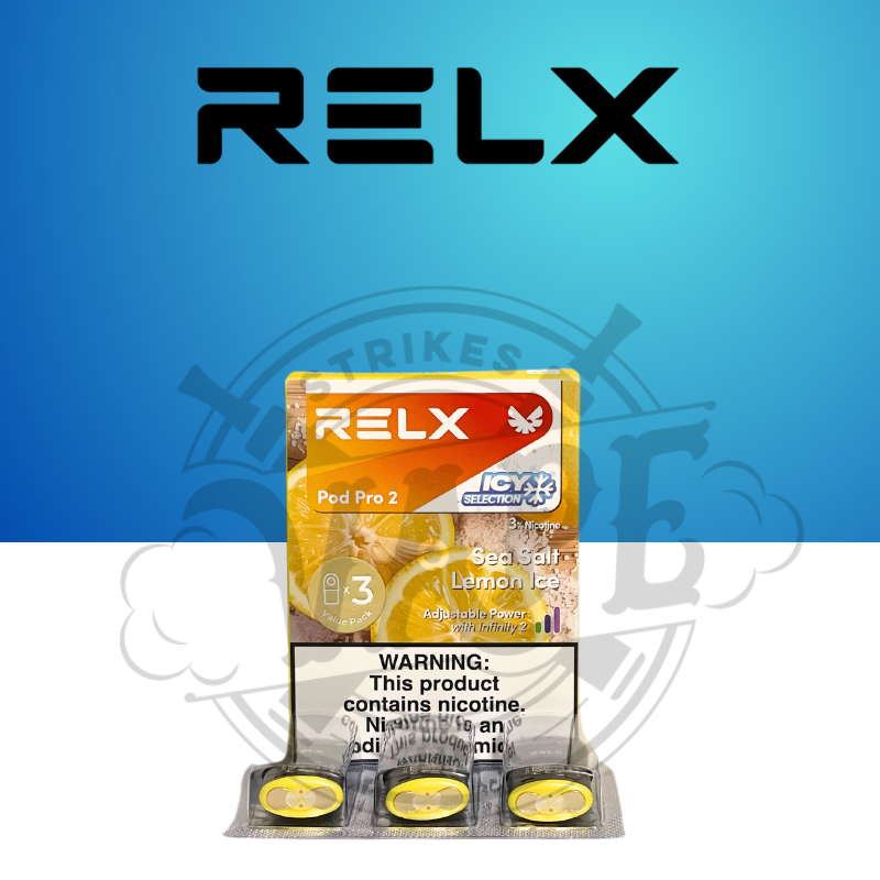 Relx Pro Pods 2 3 Pack Sea Salt Lemon