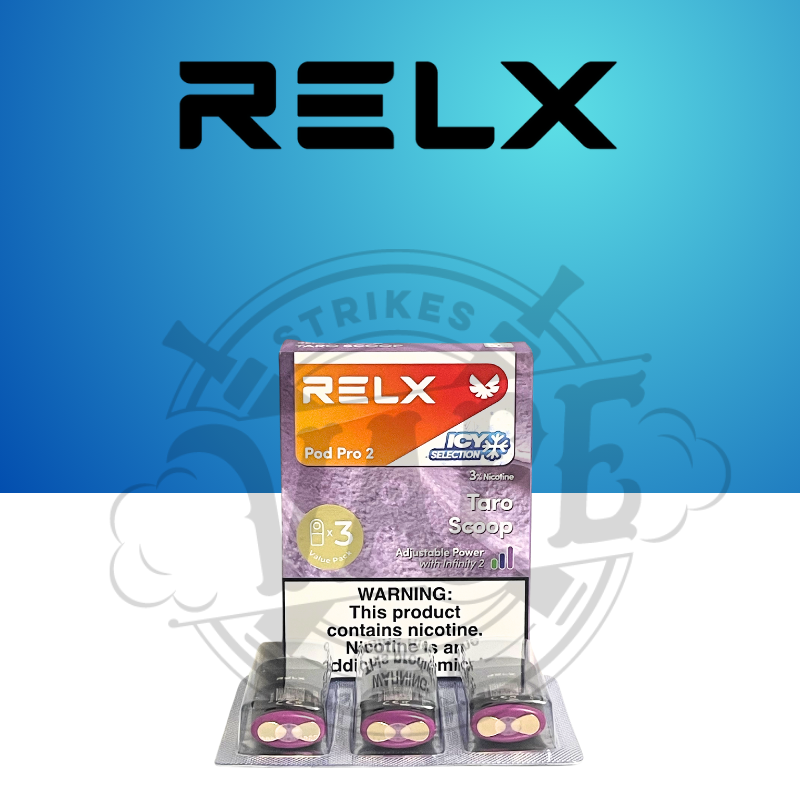 Relx Pro Pods 2 3 Pack Taro