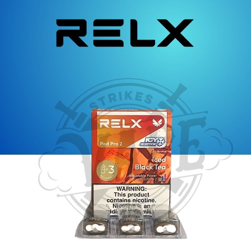 Relx Pro Pods 2 3 Pack Iced Black Tea