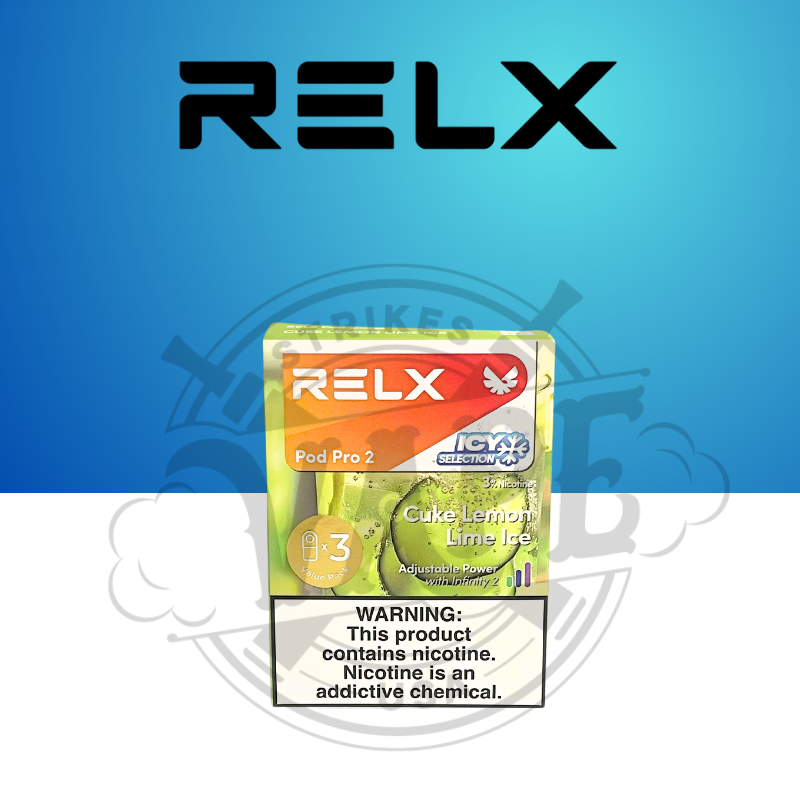 Relx Pro Pods 2 3 Pack Cuke Lemon Lime