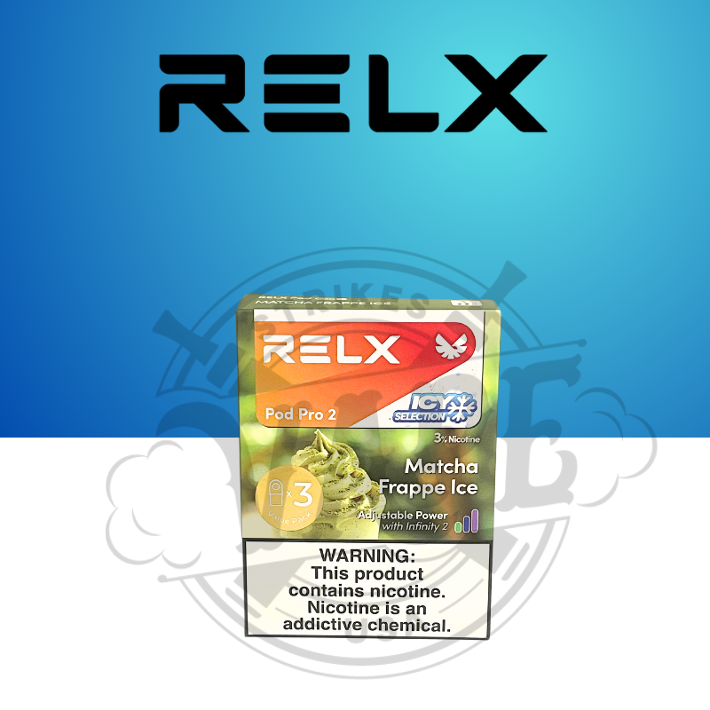 Relx Pro Pods 2 3 Pack Matcha Frappe Ice