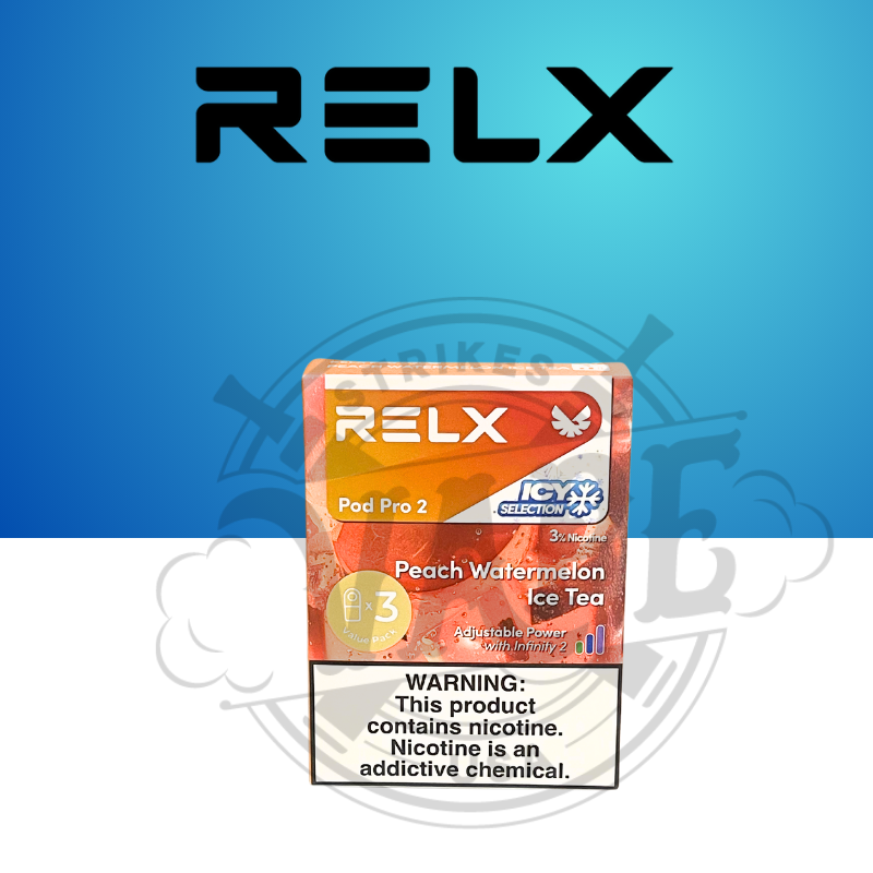 Relx Pro Pods 2 3 Pack Peach Watermelon Ice Tea