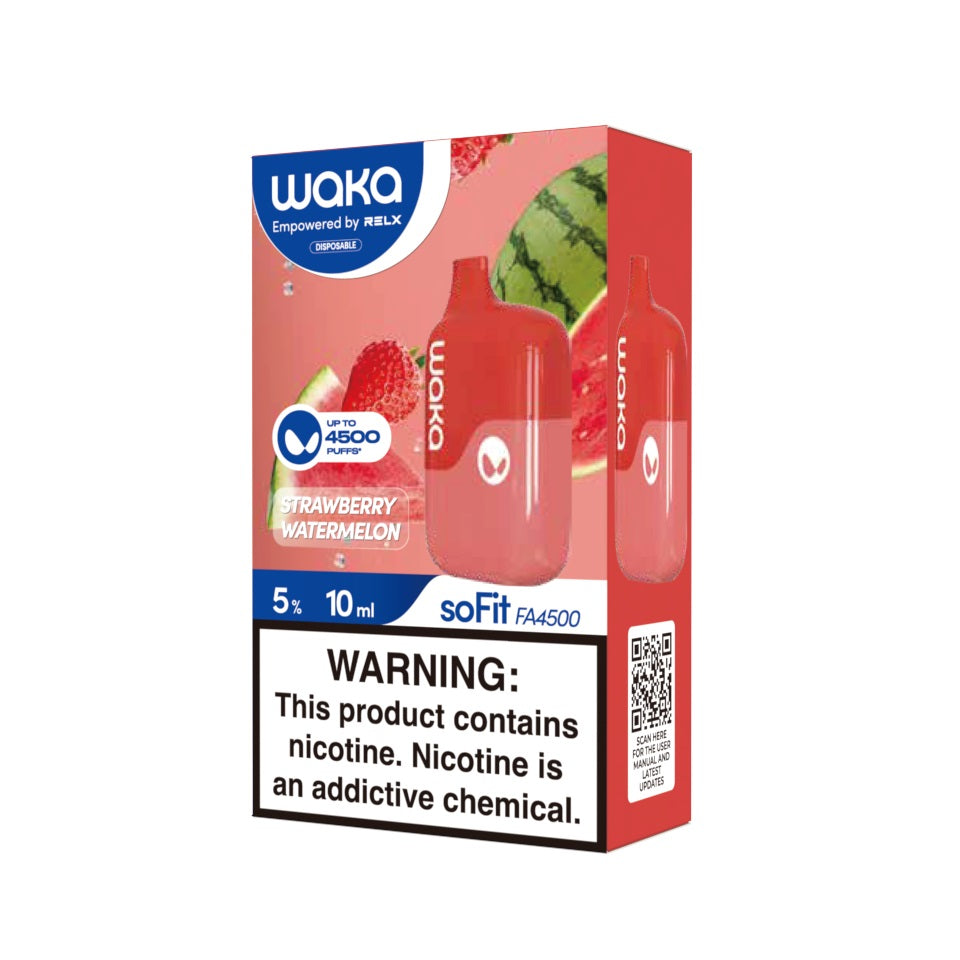 Waka SoFit FA4500 Disposable Vape Strawberry Watemelon 5