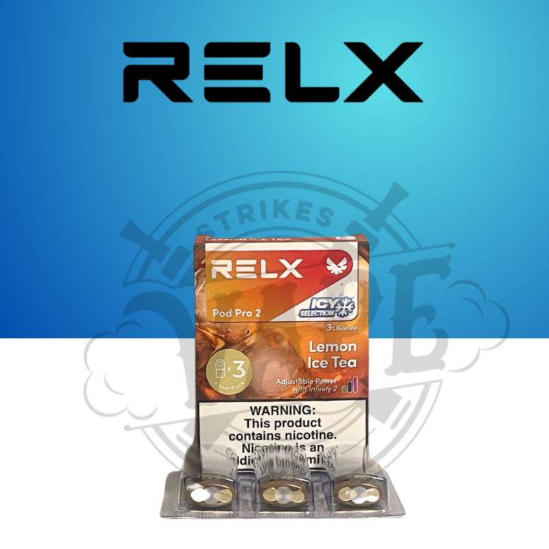Relx Pro Pods 2 3 Pack Lemon Ice Tea