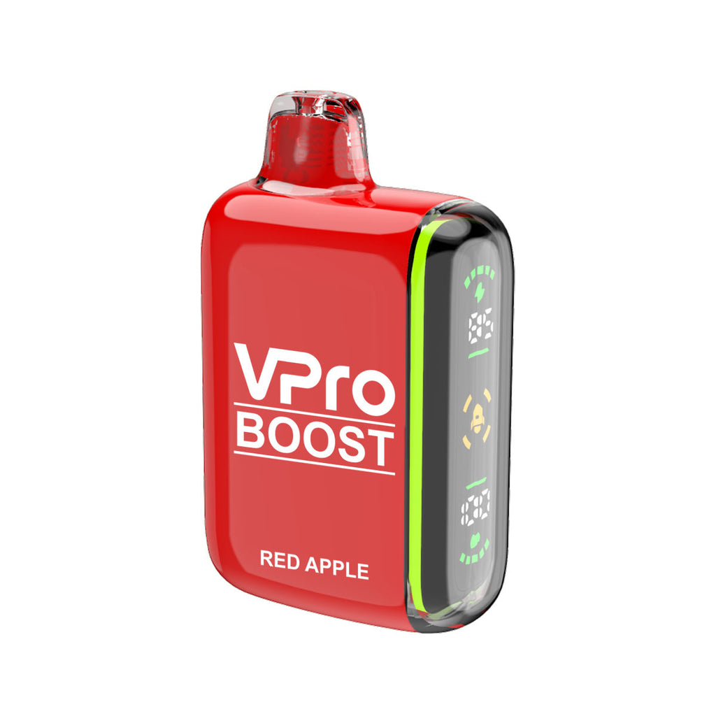 vPro Boost 24K Disposable Vape red apple