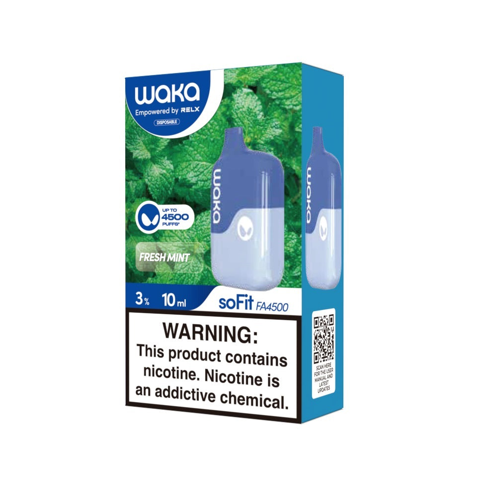 Waka SoFit FA4500 Disposable Vape Mint 3
