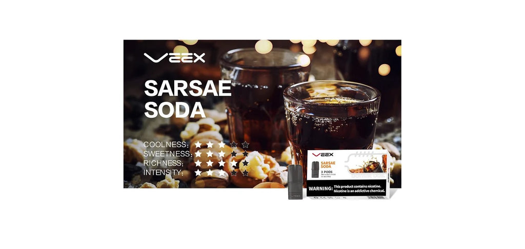 Taki Veex Vape Pod Cotton Coil Series V1 Sarsae Soda