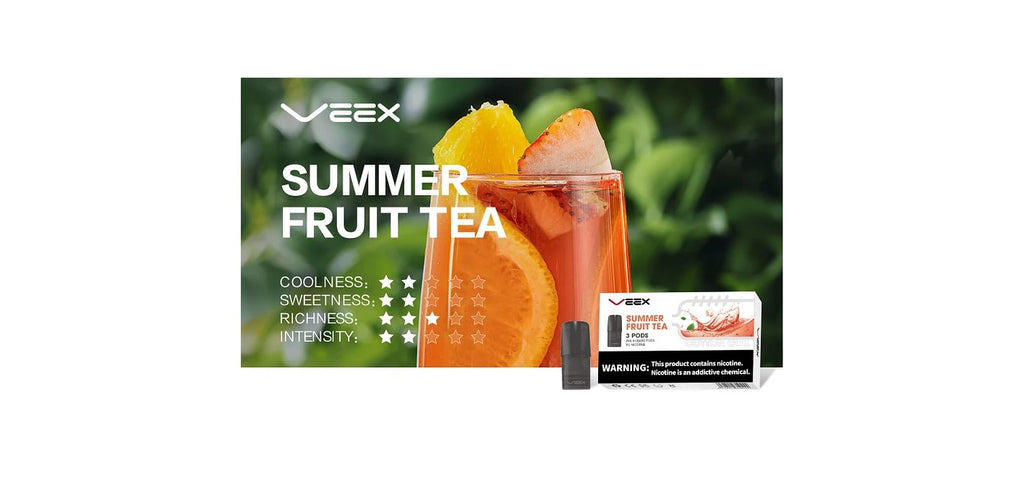 Taki Veex Vape Pod Cotton Coil Series V1 Fruit Tea